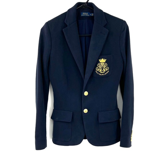 Polo Ralph Lauren Soft Navy Suit Business Blazer - Picture 13 of 13